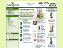 Tablet Screenshot of margarators.com